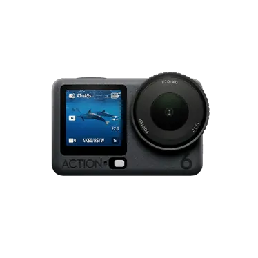 صورة رسمية من DJI لكاميرا Osmo Action 6 الحالية، وليست صورة Action 7 غير المعلنة