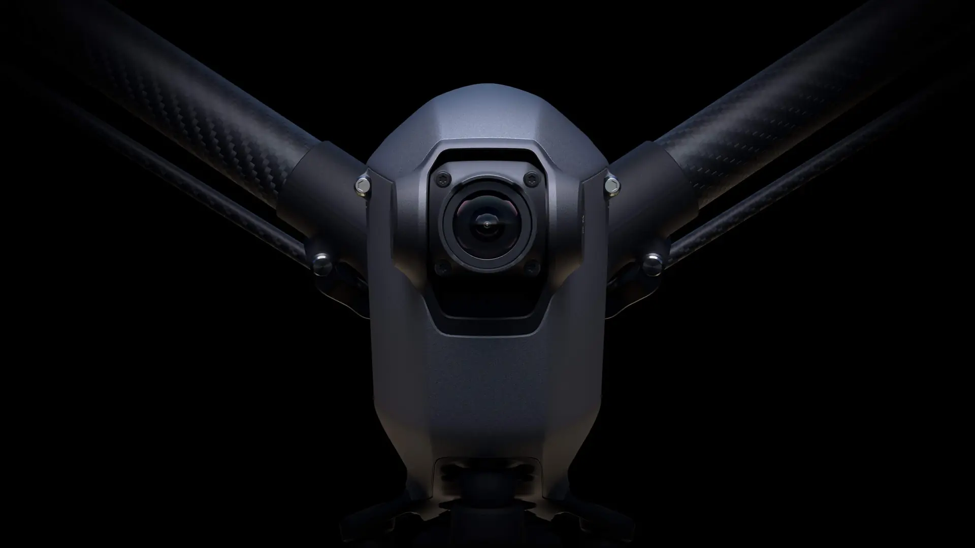 DJI Inspire 3 من الأمام بذراعي ألياف الكربون