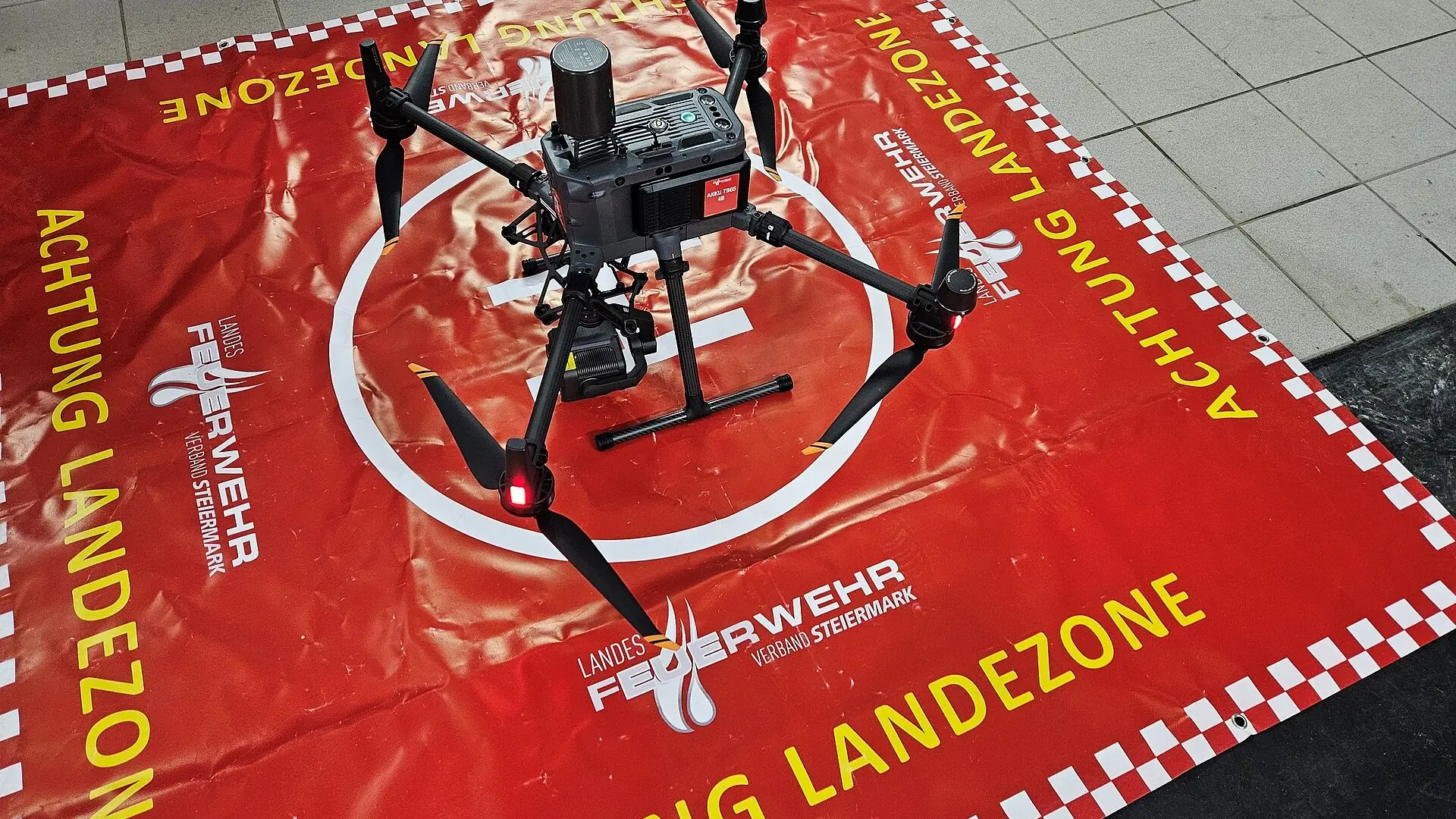 درون Matrice 300 لدى فرقة إطفاء