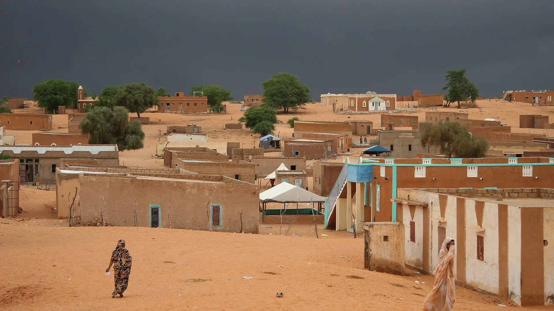 منظر صحراوي في بارينة بموريتانيا