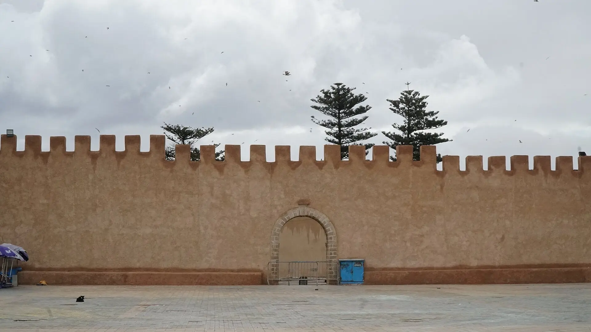 أسوار مدينة الصويرة عند الميناء