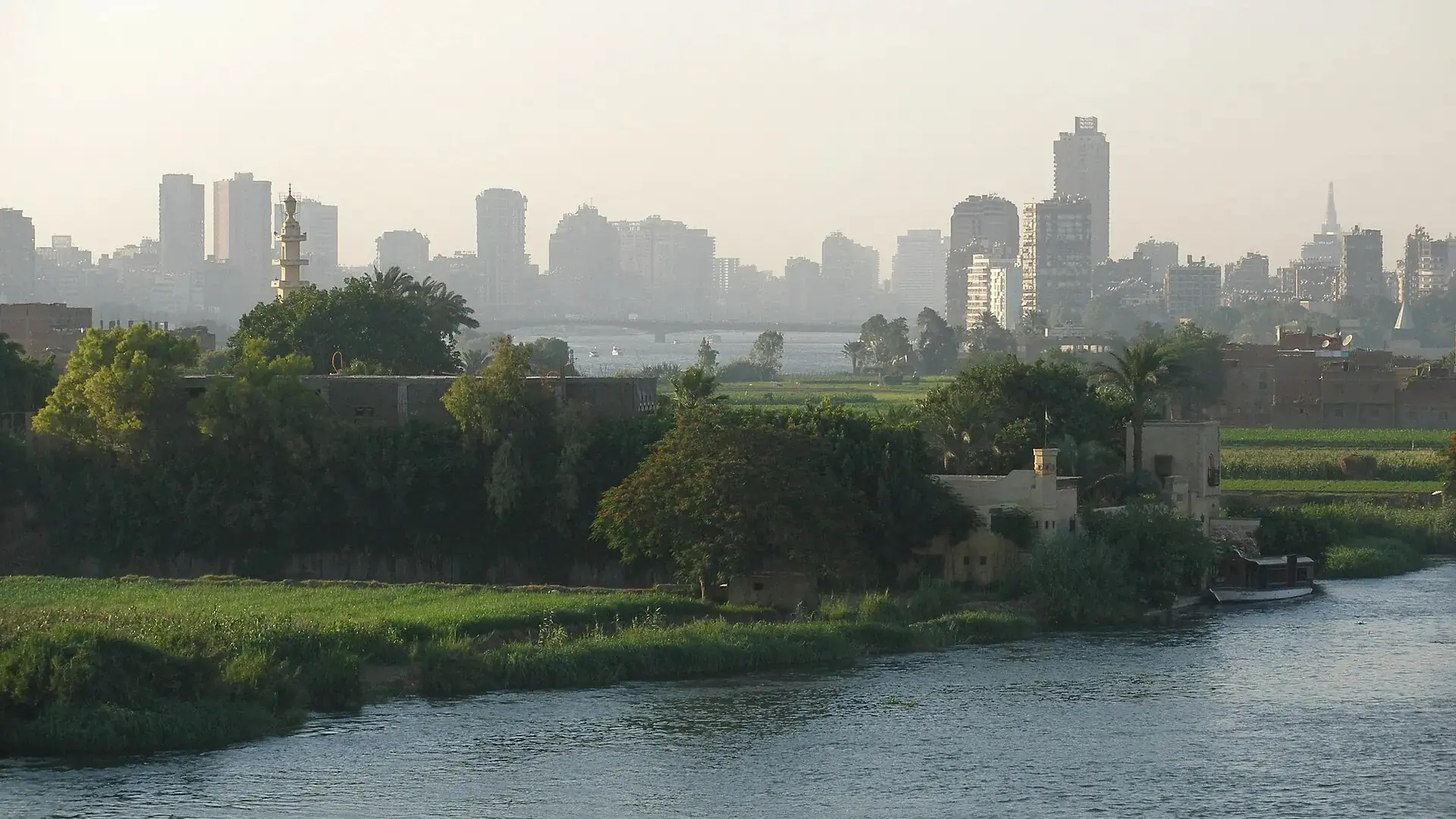 أفق القاهرة ونهر النيل